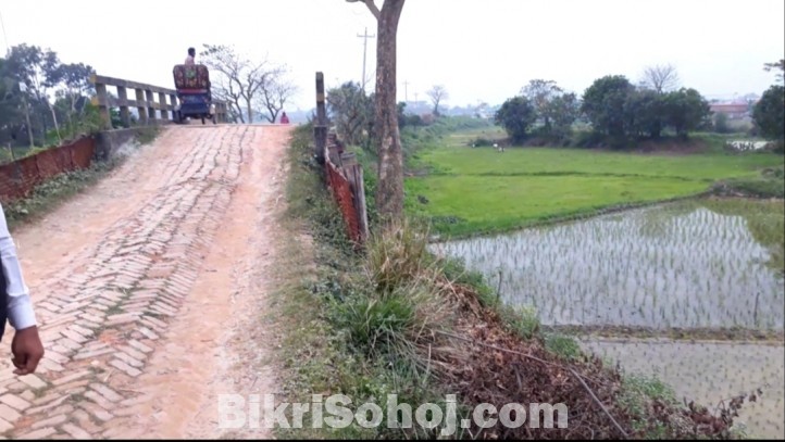 সাভার এ ২০ ফুট সরকারি রাস্তার সাথে জমি বিক্রয়